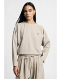 Sweat col rond Beige Please