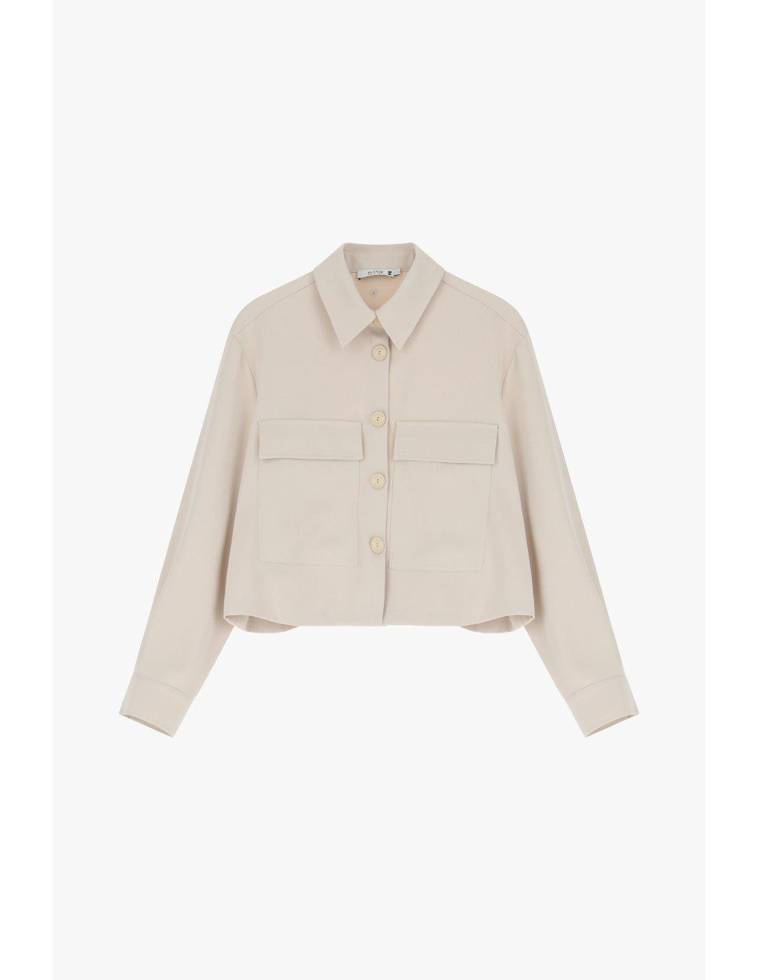 Veste courte en crêpe fluide - Please